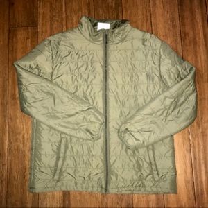 Quilted Green Ducks Unlimited Puffer Jacket